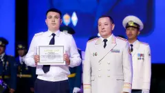 В Шымкенте торжественно отметили День казахстанской полиции