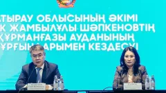 Серик Шапкенов встретился с жителями Курмангазинского района