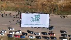 В Астане прошла масштабная экоакция: более тысячи деревьев высадили в Индустриальном парке №1