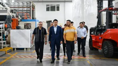 Аким Алматы ознакомился с деятельностью промышленных предприятий Жетысуского района