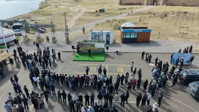 "Таза Қазақстан" акциясы: Қонаевтағы "Көшпенділер" қалашығында облыстық сенбілік өтті 