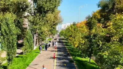 Больше зелени и света – в Алматы на улице Торайгырова завершили масштабное обновление