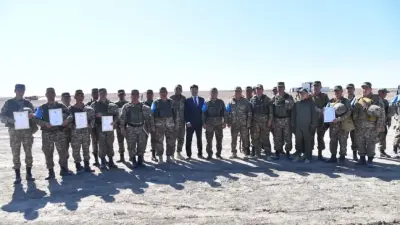 В Атырауской области завершились 10-дневные учебно-тренировочные сборы с участием военнообязанных