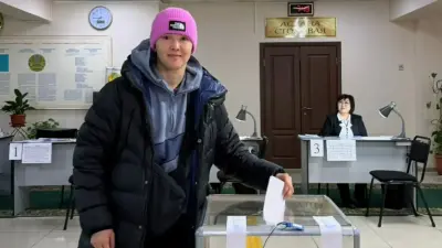 Бронзовый призёр Олимпийских игр в Париже Назым Кызайбай проголосовала на референдуме