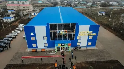 Батыс Қазақстан облысының Ақжайық ауылында жаңа спорт кешені ашылды