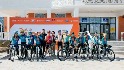 В Атырау прошёл велопробег Tour de Saraishyq 2026