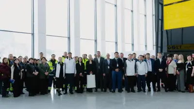 Сотрудники столичного аэропорта поддержали новую Конституцию