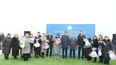 Қызылорда облысының Шиелі кентінде тұрғындарға жаңа үйдің кілті табысталды