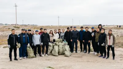 В Атырауской области в рамках "World Clean Up Day" собрано 150 тонны мусора