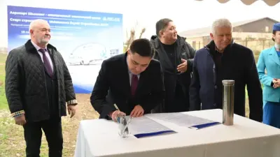 В Шымкенте начато строительство современного авиационно-технического центра