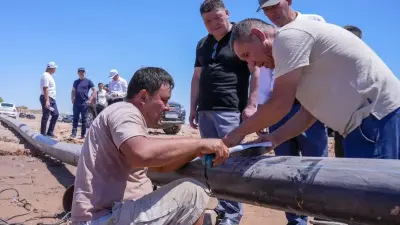 Вода поступила во все микрорайоны города Шардары