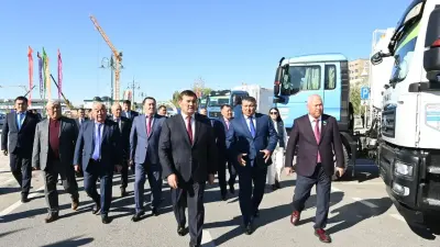 Еңбек күні қарсаңында "Үлгілі елді мекен" байқауының жеңімпаздары 19  коммуналдық техникаға ие болды