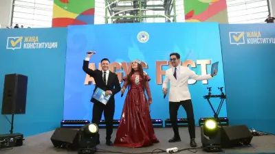 Более 5000 алматинцев поддержали референдум в рамках концерта ALGYS FEST