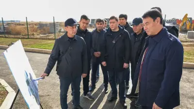 Дархан Сатыбалды проверил строительство подстанции "Тұздыбастау"