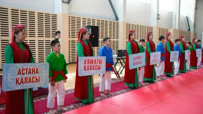 Ұлытауда құраш күресінен Қазақстан Республикасының чемпионаты өтуде