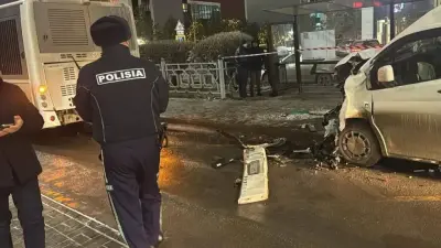 ДТП с участием микроавтобуса в Астане: водитель погиб