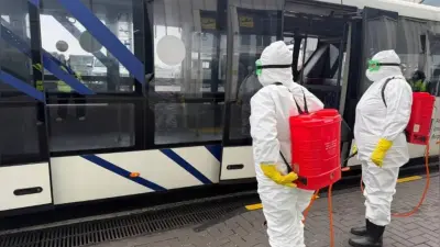 В аэропорту Алматы провели учения на случай обнаружения вируса Нипах