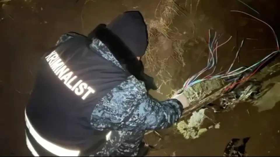 Скриншот из видео полиции Актобе