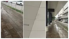 Одна из трех новых остановок, на которые потратили 1,6 млрд тенге, протекла после дождя в Алматы