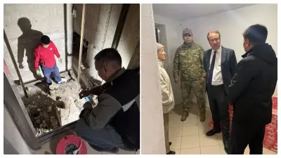 Трех человек доставили в больницу после падения лифта в ЖК Атырау