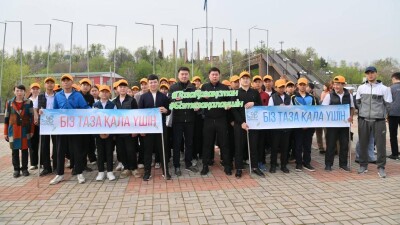 В Шымкенте проходит республиканская акция "Таза Қазақстан"