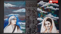 Forte Kulanshi Art Space с проектом "Мамин платок": Портреты Матери Терезы и Индиры Ганди передадут Ватикану и Индии