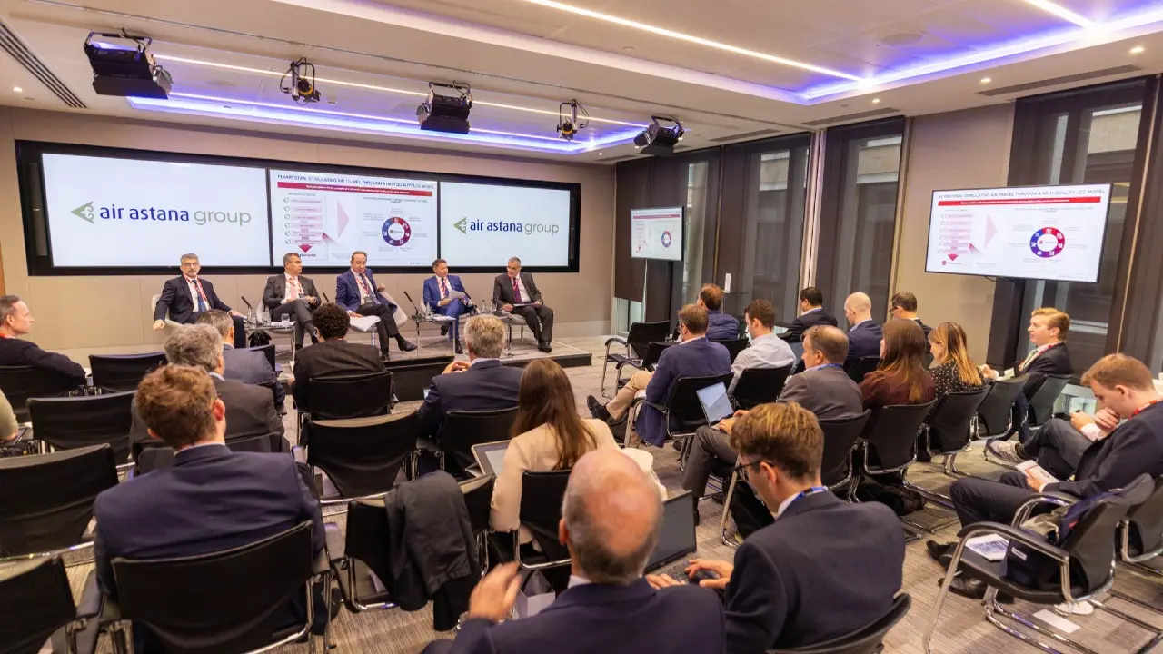 День рынка капиталов 2025 на Лондонской фондовой бирже / Фото Air Astana