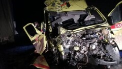Машина скорой помощи попала в ДТП на трассе Усть-Каменогорск – Семей. Погибли два человека