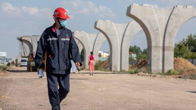 В Астане из-за строительства LRT на месяц перекрыли участок дороги возле Дома министерств