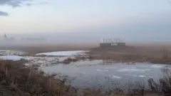 Плотину прорвало недалеко от села в Акмолинской области