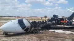 В Конго загорелся самолёт с министром на борту