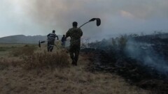 350 человек тушат степные пожары в Карагандинской области. В трёх сельских округах объявили режим ЧС
