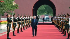 Касым-Жомарт Токаев посетил военный парад в Пекине