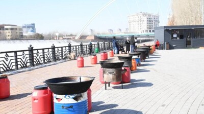 В Астане приготовили 2100 литров наурыз-коже и побили рекорд Казахстана