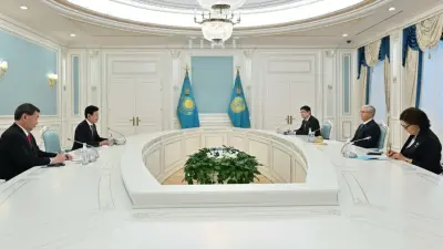 Токаев провёл встречу с председателем Японской парламентской лиги дружбы с Казахстаном 