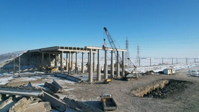 В Астане начали ремонт аварийного путепровода на участке Большой кольцевой дороги