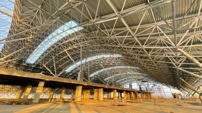 Новый пассажирский терминал аэропорта в Шымкенте готов на 80%