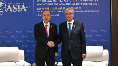 Пан Ги Мун − Токаеву: У вас огромный опыт в понимании мироустройства Востока и Запада