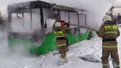 Очередной "ЛиАЗ" сгорел в Алматы. Автобусы этой марки планируют заменить