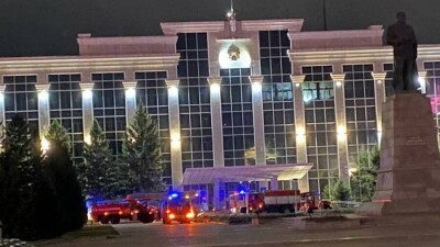 В ДЧС назвали причину пожара в зале совещаний акимата ВКО