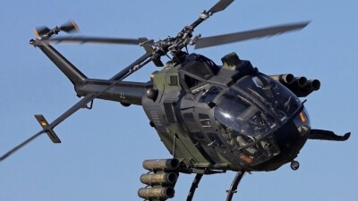 В Петропавловске у вертолёта при выполнении тренировочного задания отказал двигатель