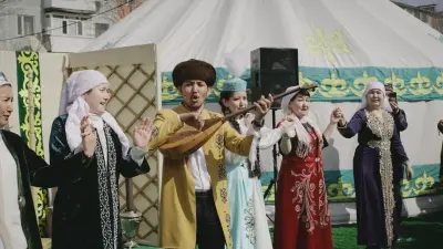 Этноаул Казахмыса стал центром праздника в области Улытау