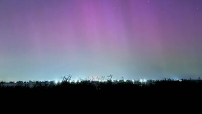 Северное сияние можно было наблюдать близ Астаны