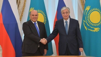Мишустин Токаеву: Взаимный товарооборот вырос более чем на треть, мы ожидаем рекордные цифры к концу года