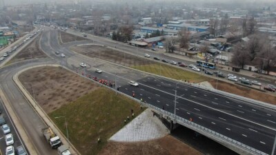 В Алматы открыли движение на развязке по проспекту Рыскулова