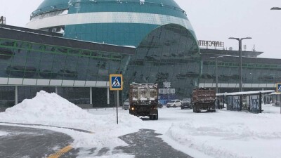 Из-за непогоды в аэропорту Нур-Султана задерживают рейсы