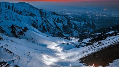 Шымбулак попал в книгу рекордов Гиннесса как курорт с самой высокой ночной трассой в мире
