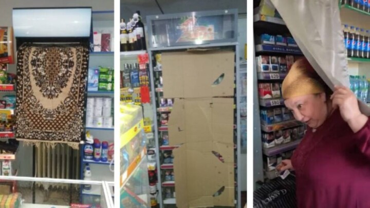 Запрет на открытую выкладку сигарет: мелкие магазины завешивают витрины коврами и картоном