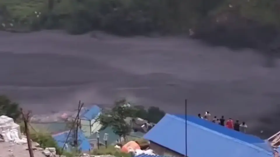 Скриншот из видео, размещенного в соцсетях