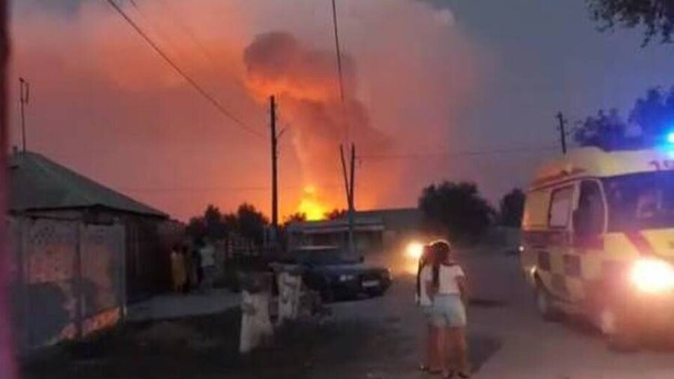 МЧС: Число погибших при взрыве на складе боеприпасов в Таразе выросло до девяти